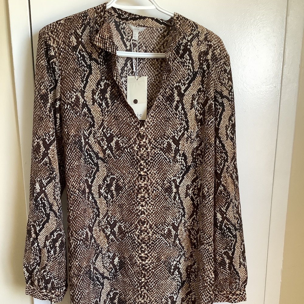Reptile print dress
